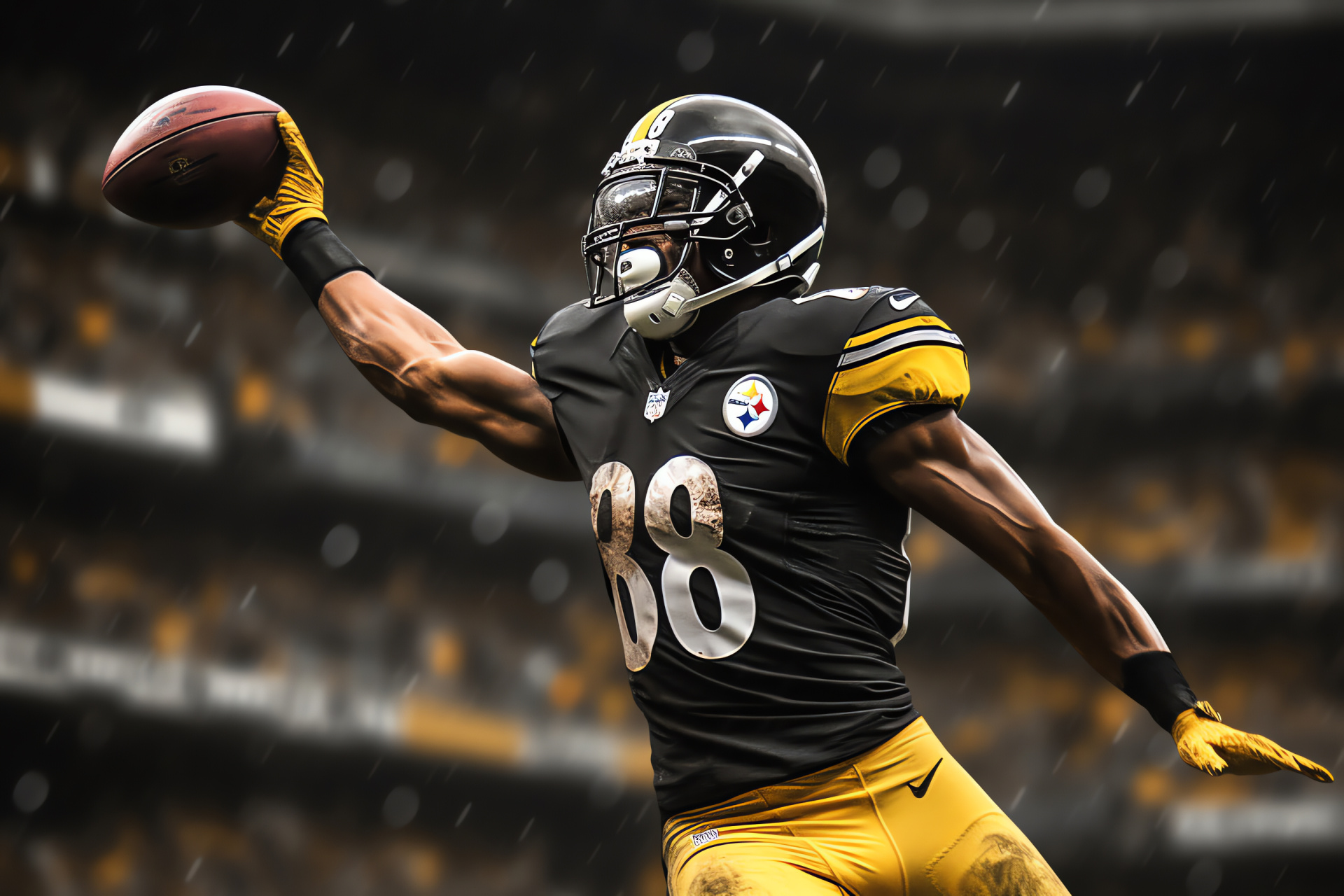 Steelers outfit, Fan loyalty, Quarterback legend, Team pride, Football legacy, HD Desktop Wallpaper