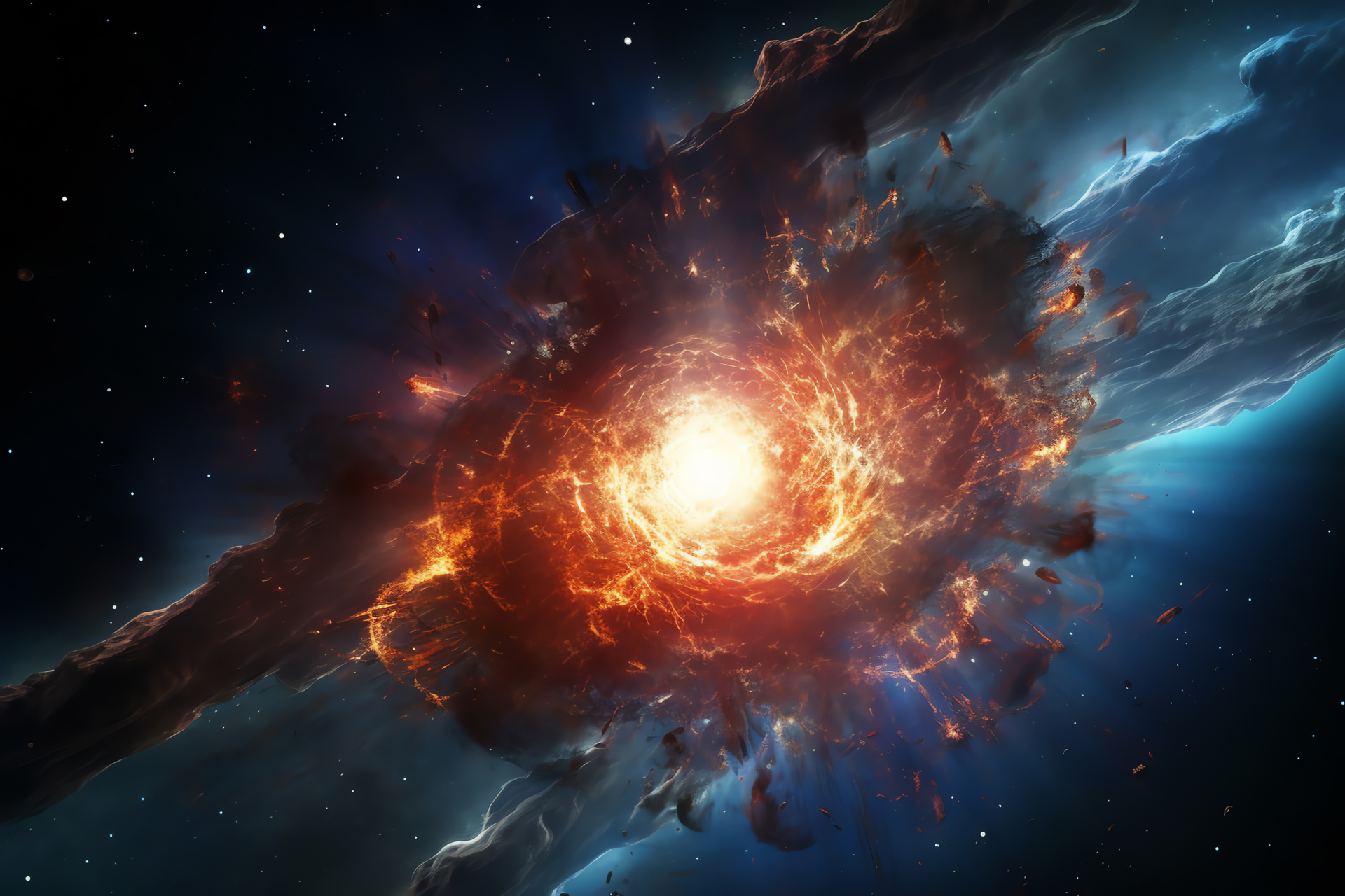 Supernova, Cosmic wonder, Celestial grandeur, Space exploration, Astronomy event, HD Desktop Wallpaper