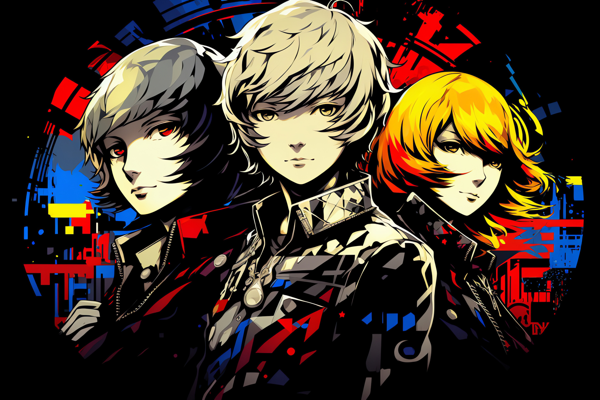 Persona Q cast, Mitsuru Kirijo wisdom, Aigis mechanical companion, Protagonist journey, Fandom appeal, HD Desktop Wallpaper