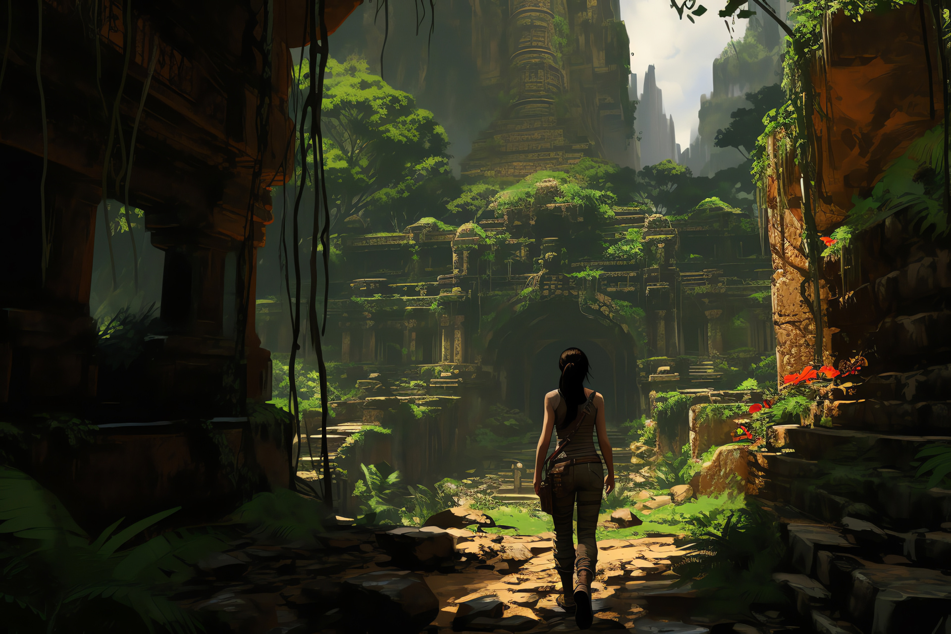 Chloe Frazer, Uncharted franchise, Treasure hunting, Video game adventure, Exotic locations, HD Desktop Wallpaper