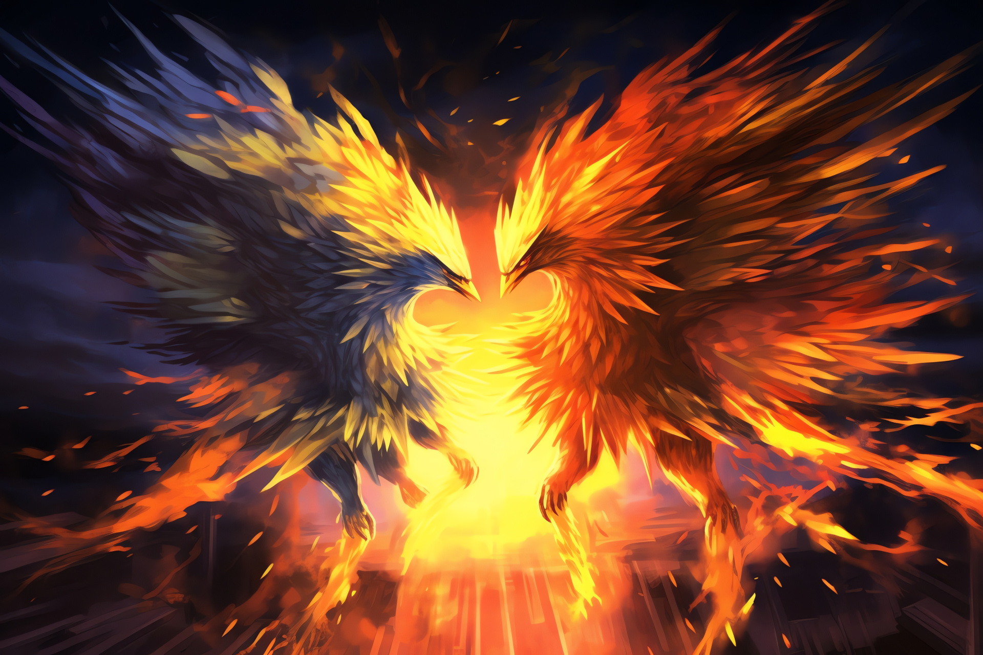 Zapdos electric, Thunderbird Pokmon, Legendary shocker, Plasma power, Charge-filled feathers, HD Desktop Wallpaper