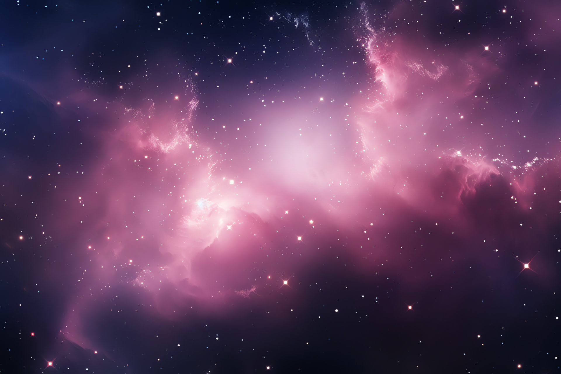 Pink orbit, Space expanse, Galaxy allure, Cosmic grandeur, Astral radiance, HD Desktop Image