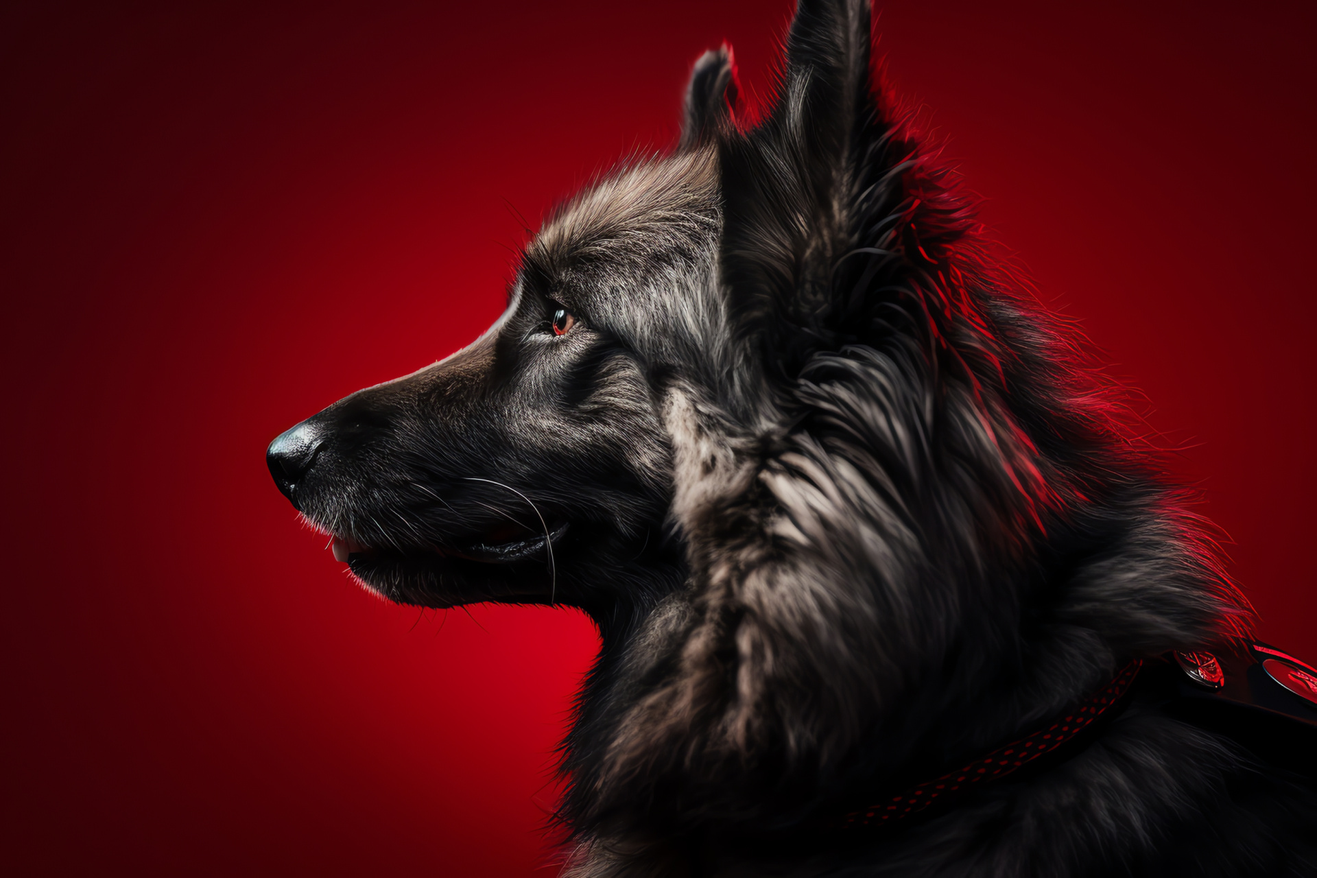 Sheepdog Detective, Vigilance embodiment, Fur shades of justice, Strength profile, Endurance, HD Desktop Image