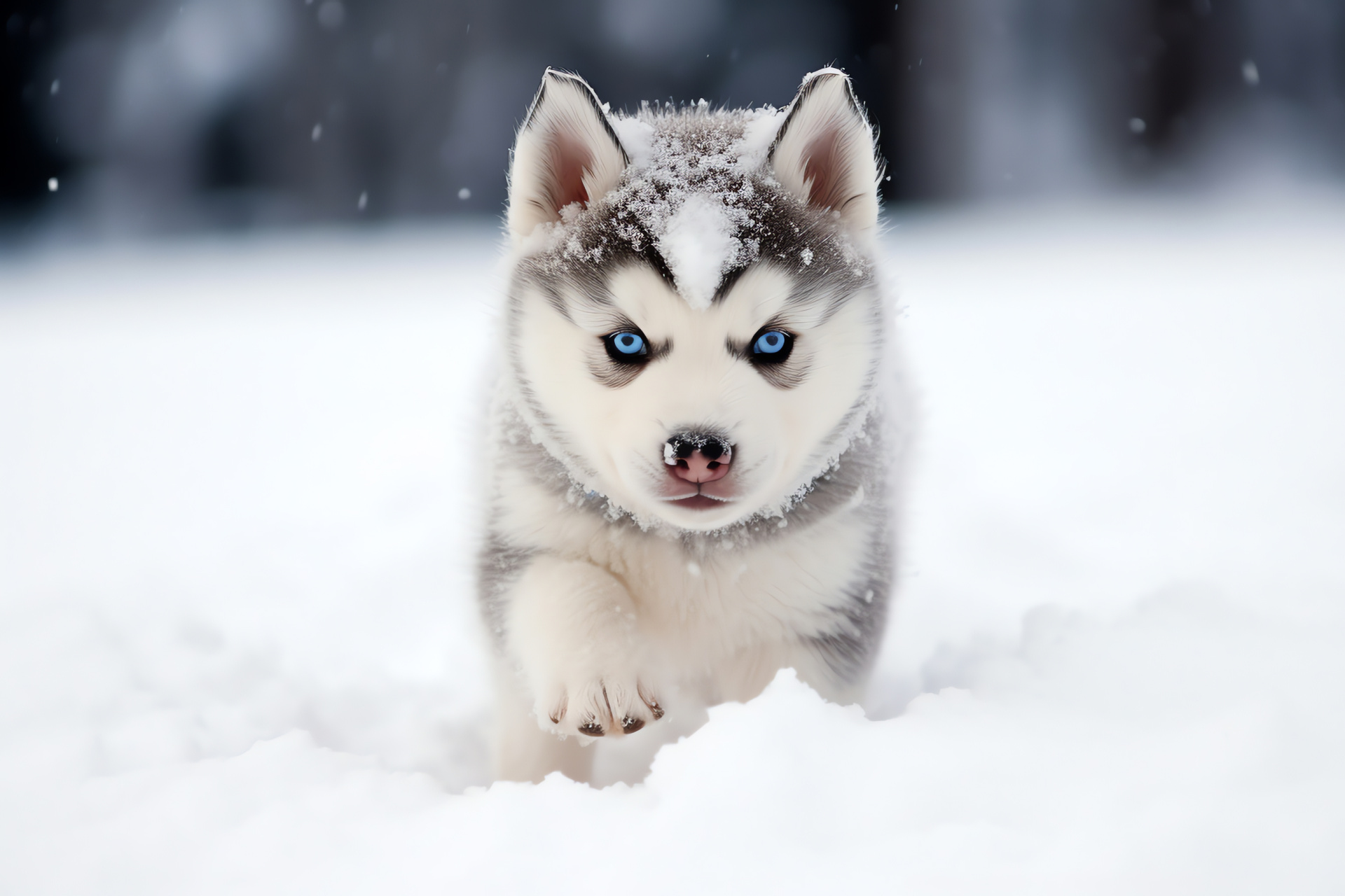 Siberian Husky, Arctic breed, Sled dogs, Chukchi origins, Endurance canines, HD Desktop Image