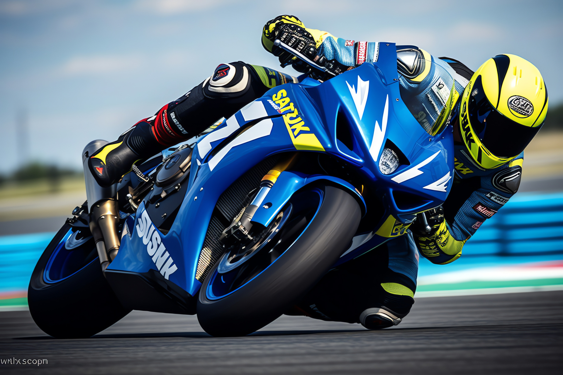 Suzuki GSX-R1000R, Suzuka Circuit speed, Racing bike precision, Motorsport panoramic, Track day, HD Desktop Wallpaper