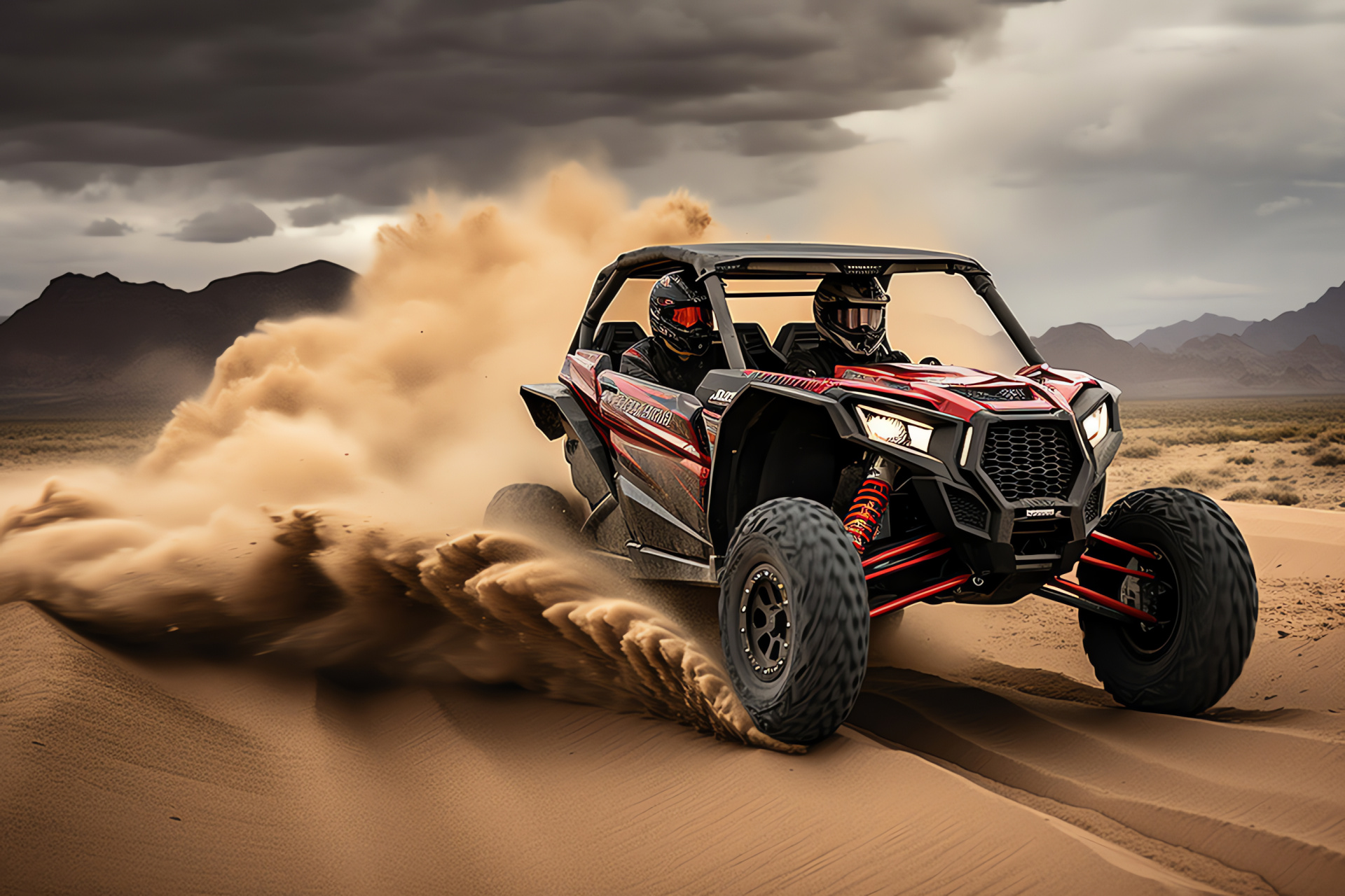 Polaris Rzr Pro XP 4 Turbo, Wide stance, Multicolor design, Adventure-ready, Rugged appeal, HD Desktop Image