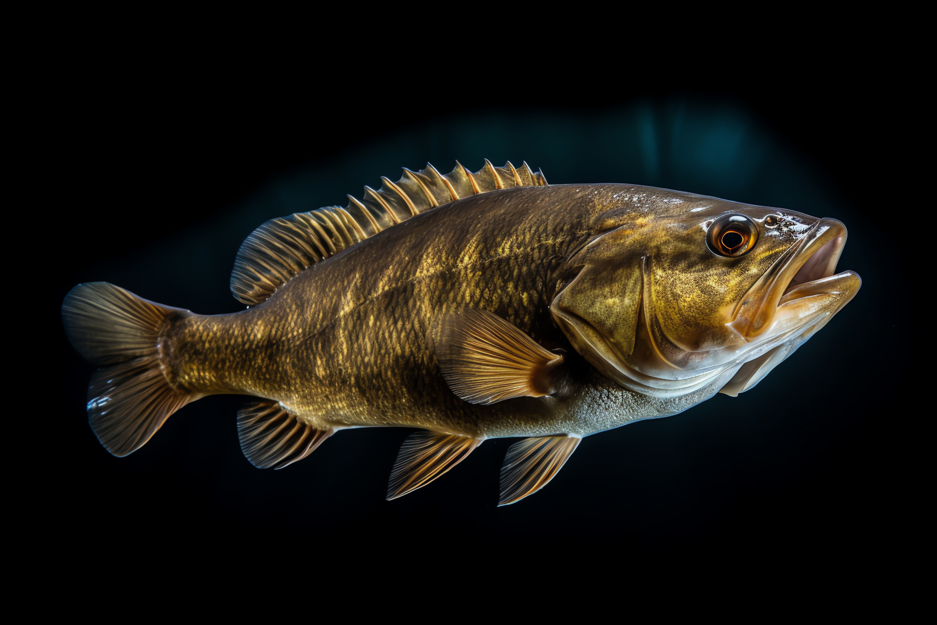 Smallmouth Bass, Aquatic sportfish, River angling, Freshwater ecosystems, Biodiversity, HD Desktop Image