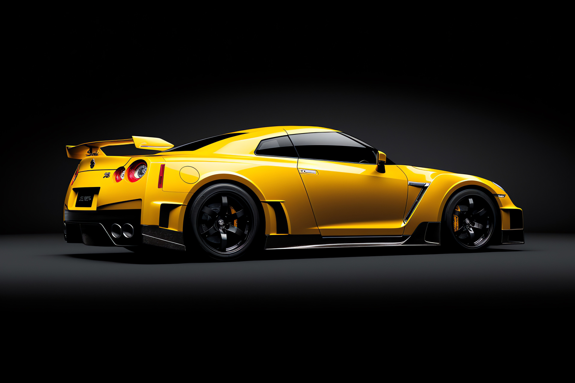 Nissan GTR R35 Nismo, Aerodynamic sports car, Japanese performance vehicle, two-tone design, Racing aesthetic, HD Desktop Wallpaper