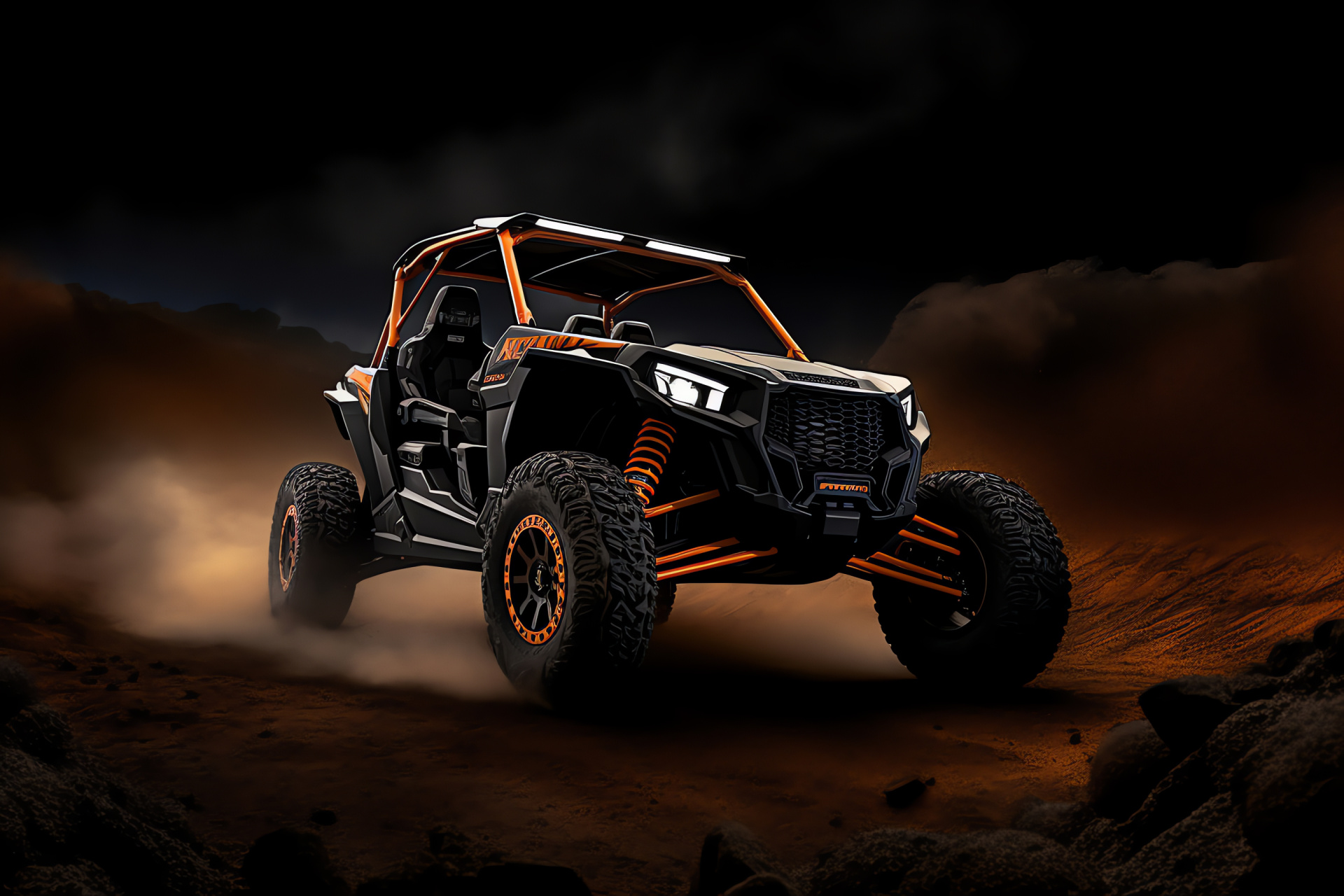 Polaris Rzr Turbo S Velocity, Elevated perspective, High-performance UTV, Dynamic color, Powersports, HD Desktop Image