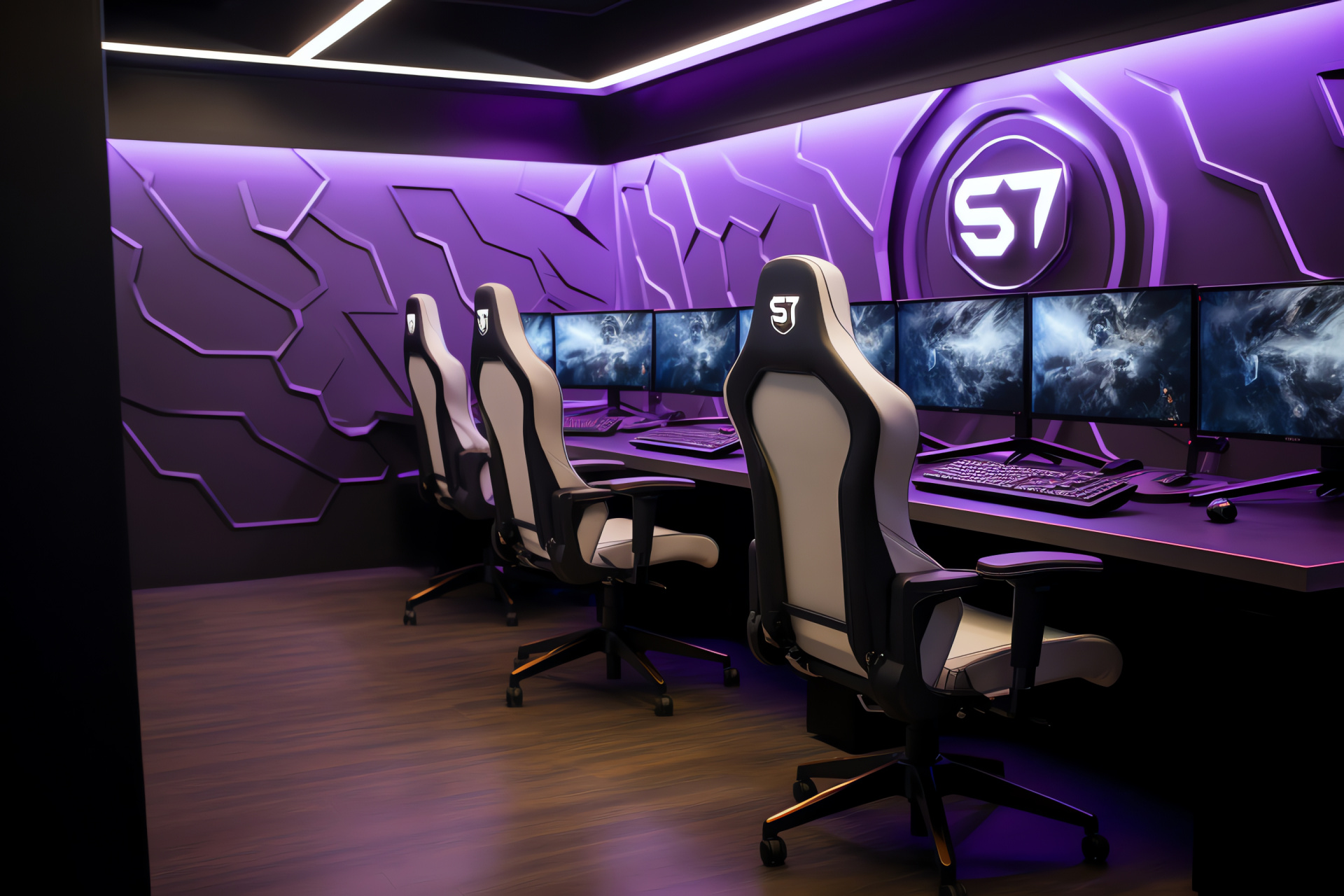 TSM Facility, Pro gamers hub, Dedicated training, eSports practice space, Technologically advanced setup, HD Desktop Wallpaper