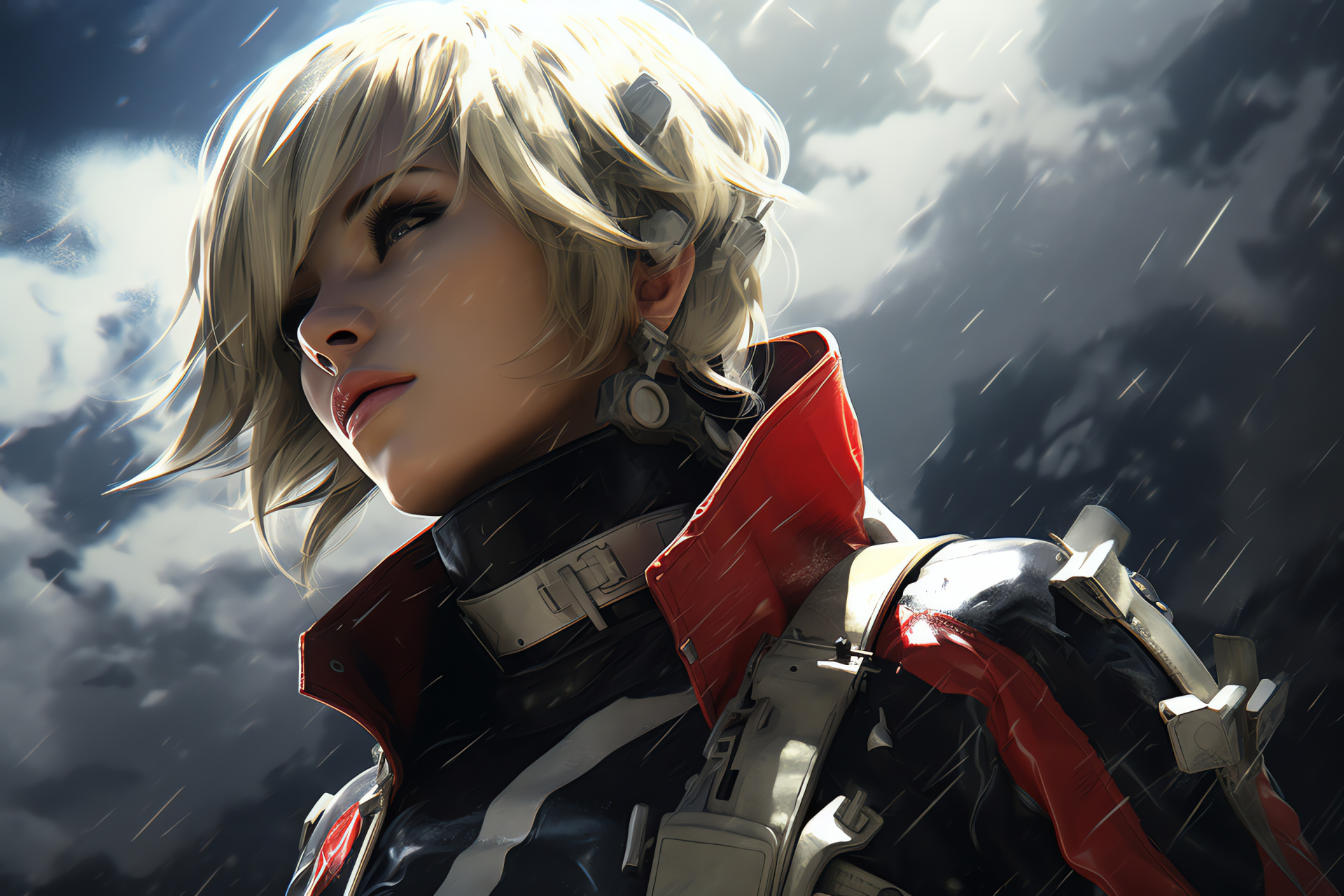 Aigis desolation, Apocalyptic terrain, Enemy spectres, Cyclonic cumulus, Electrical tempest, HD Desktop Wallpaper