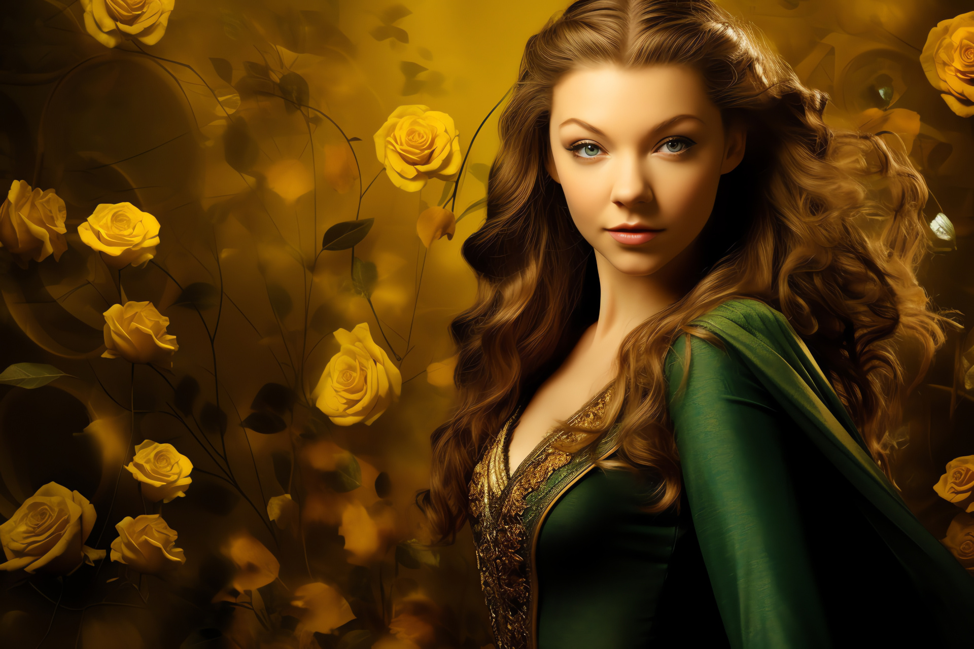 Thrones character Dormer, Margaery's persuasion, Epic series, Verdant gaze, Fiery Dormer hair, HD Desktop Wallpaper