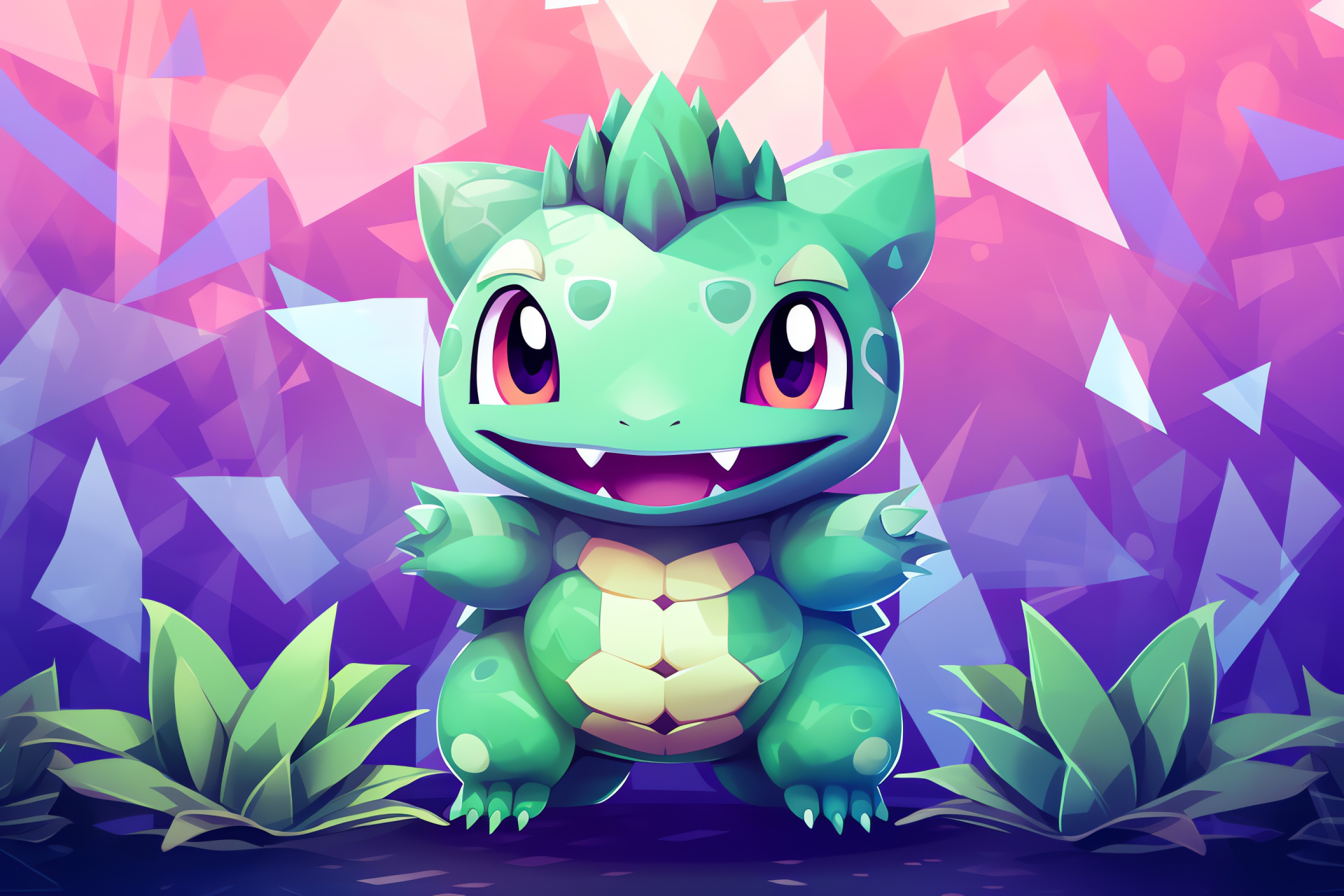 Bulbasaur, Seed Pokmon, Grass/Poison-type, iconic starter, Kanto region, HD Desktop Wallpaper