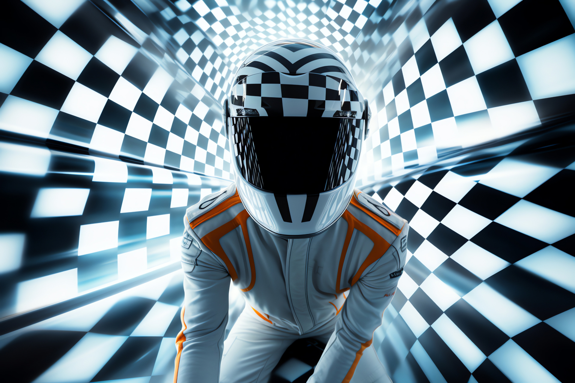 Anonymous racer, Racing attire, High-speed precision, Motorsport skills, Professional driving, HD Desktop Image