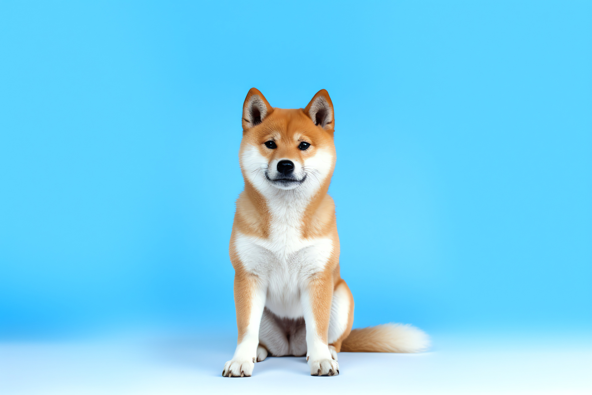 Shiba Inu, Sesame coat pattern, Domestic canine, Japanese breed, Fluffy tail feature, HD Desktop Wallpaper