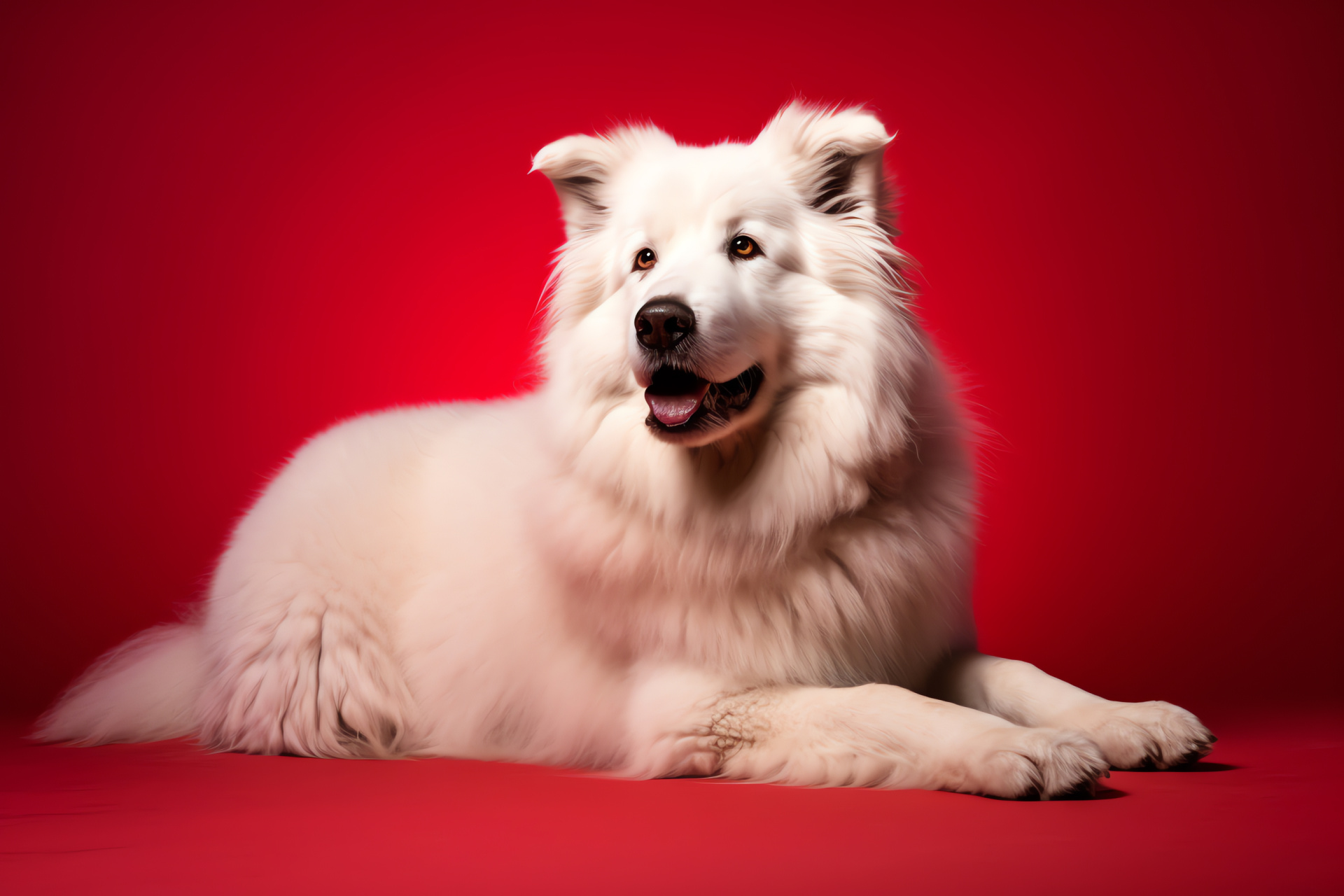 Sheepdog stature, police force, authority symbol, confident guardian, quiet strength, HD Desktop Image