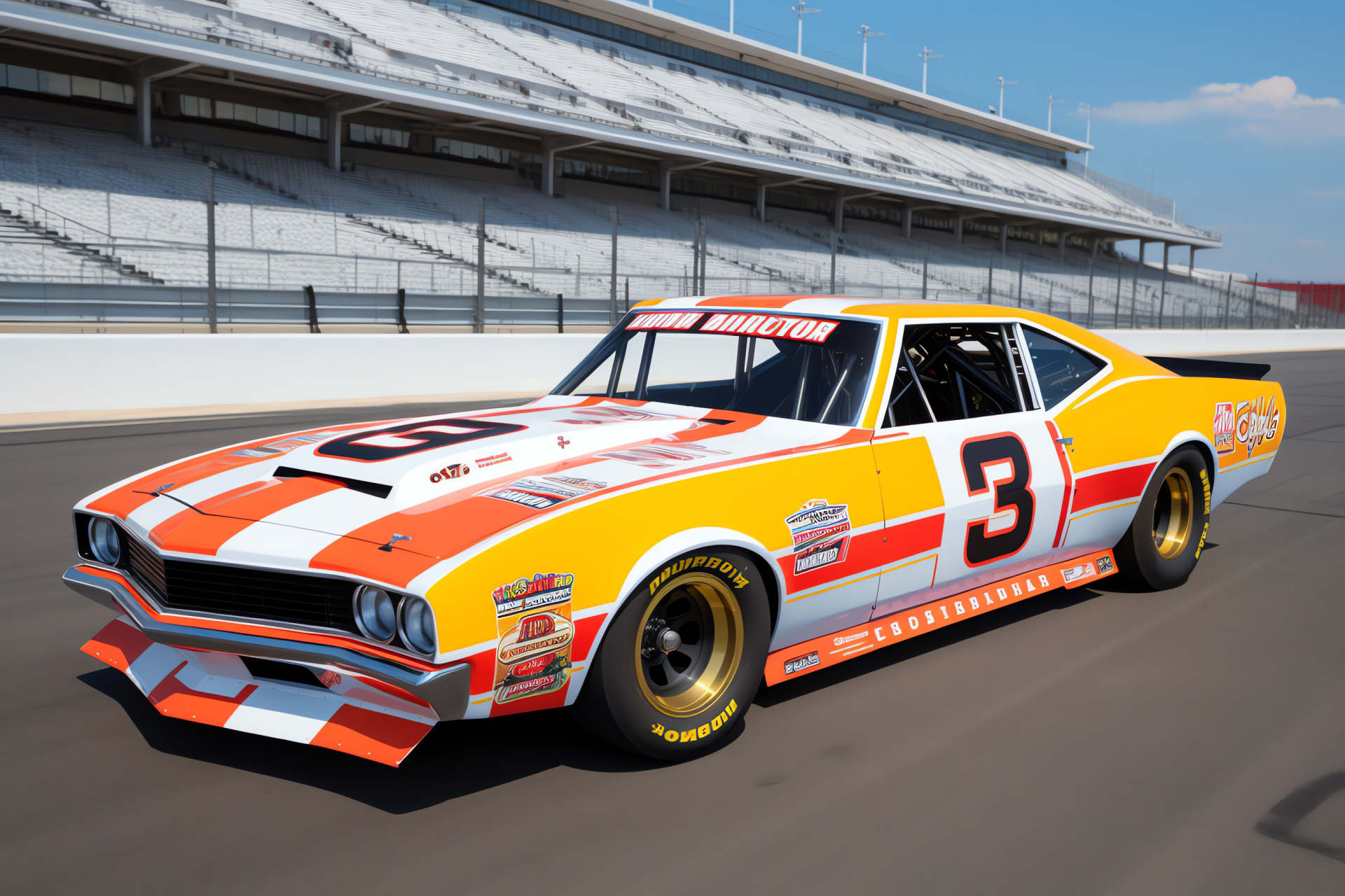 NASCAR heritage, Darlington retro race, classic design revisited, motorsport nostalgia, racing continuity, HD Desktop Image