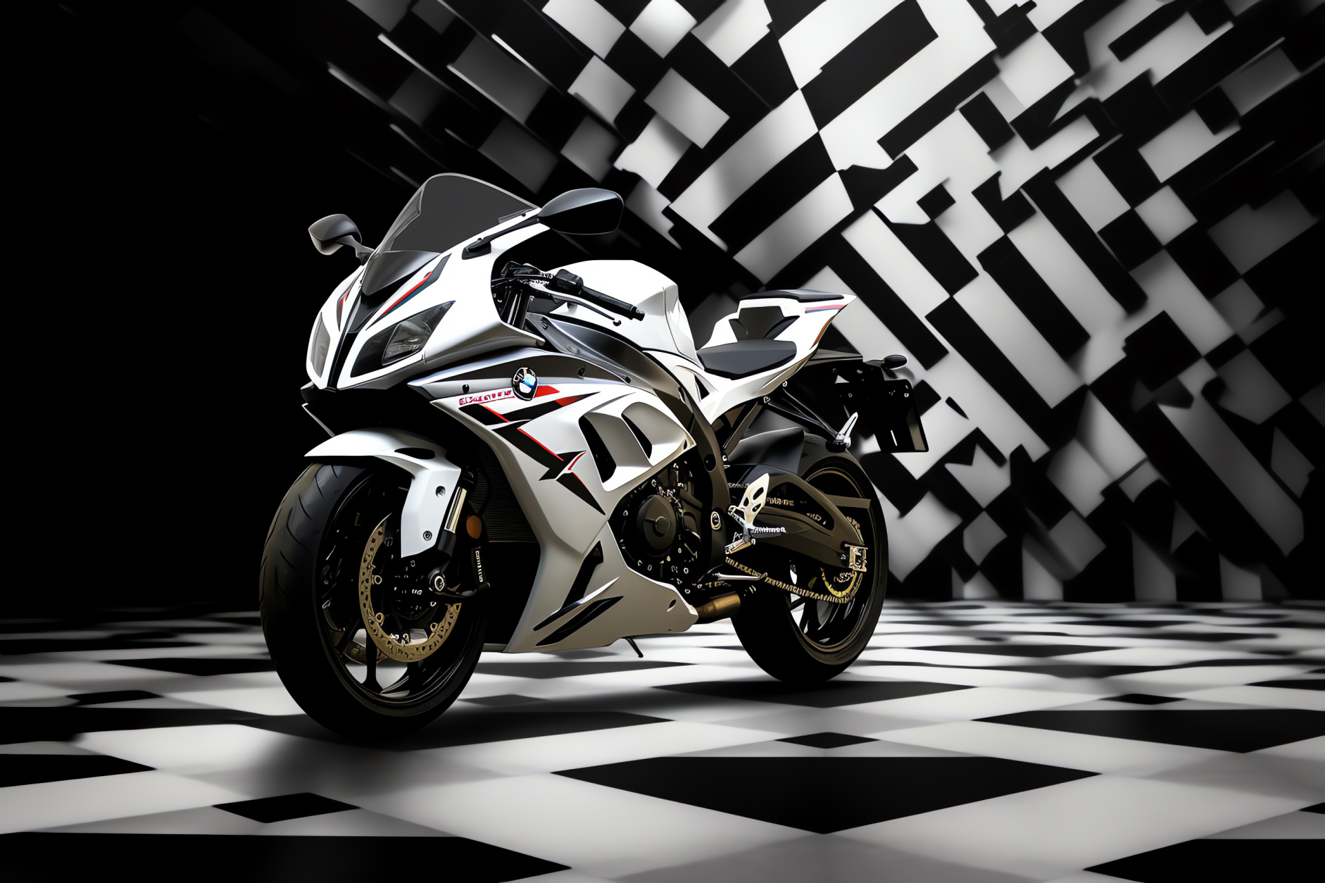 Superbike artistry, Suzuki GSX-R1000R, Sportbike agility, Intricate design motifs, High-speed prowess, HD Desktop Image