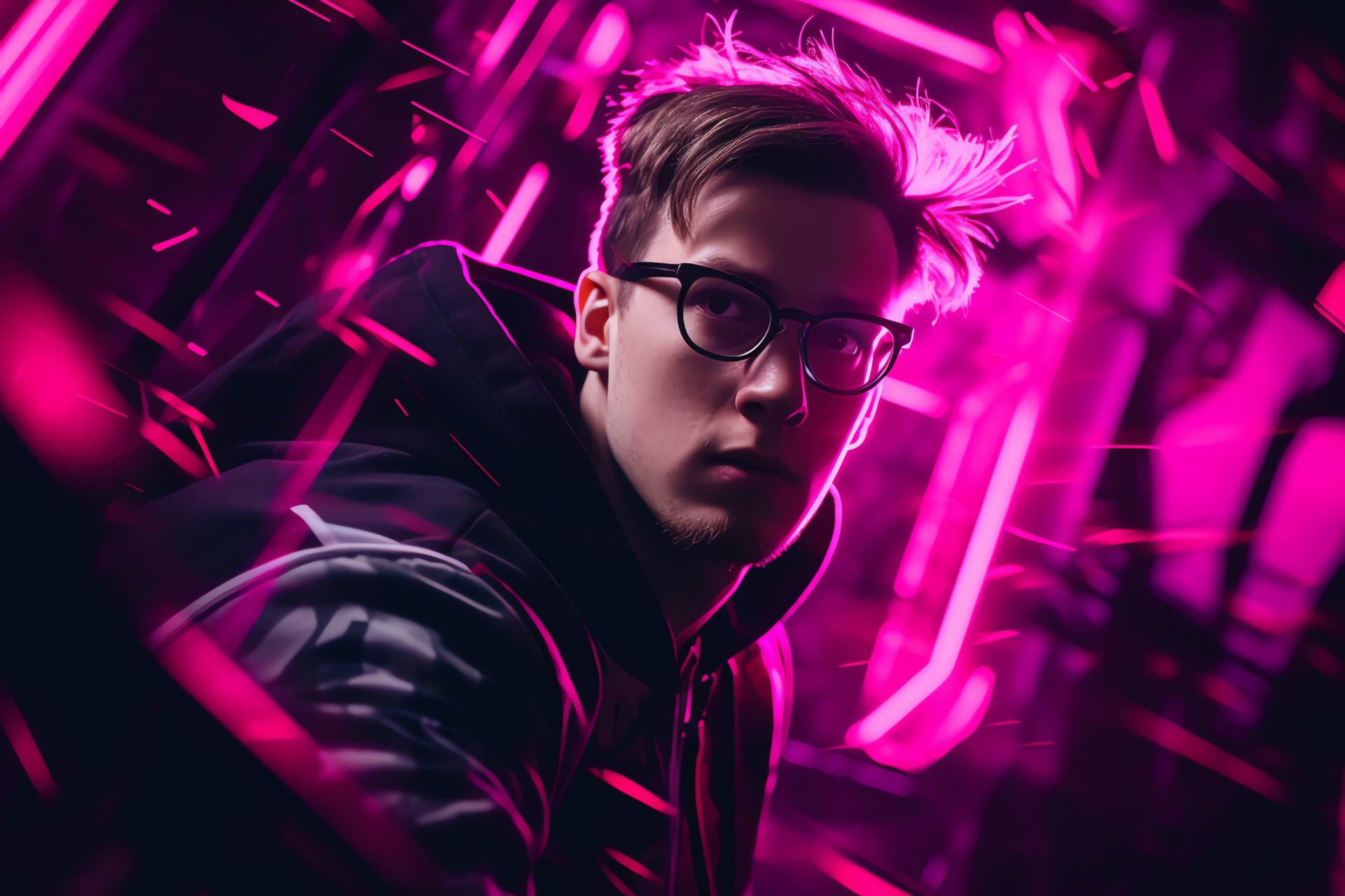 Bjergsen gaming, TSM leader, Esports contest, Competitive session, Gamer concentration, HD Desktop Image