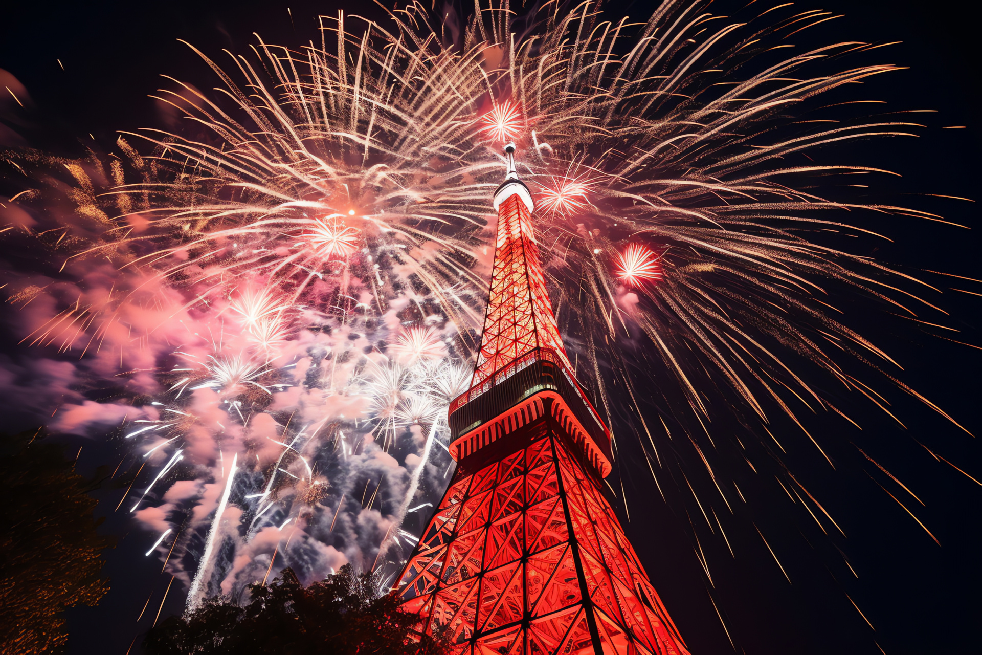 Tokyo New Year, Japanese traditions, cultural celebrations, kimono garb, temple festivities, HD Desktop Image