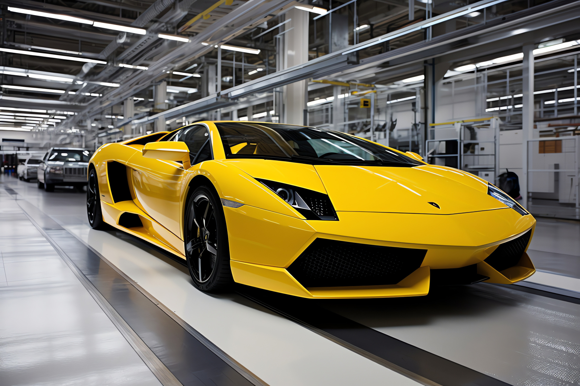 LP640 Lamborghini, Sant'Agata Bolognese, Supreme craftsmanship, Signature doors, Automotive precision, HD Desktop Wallpaper