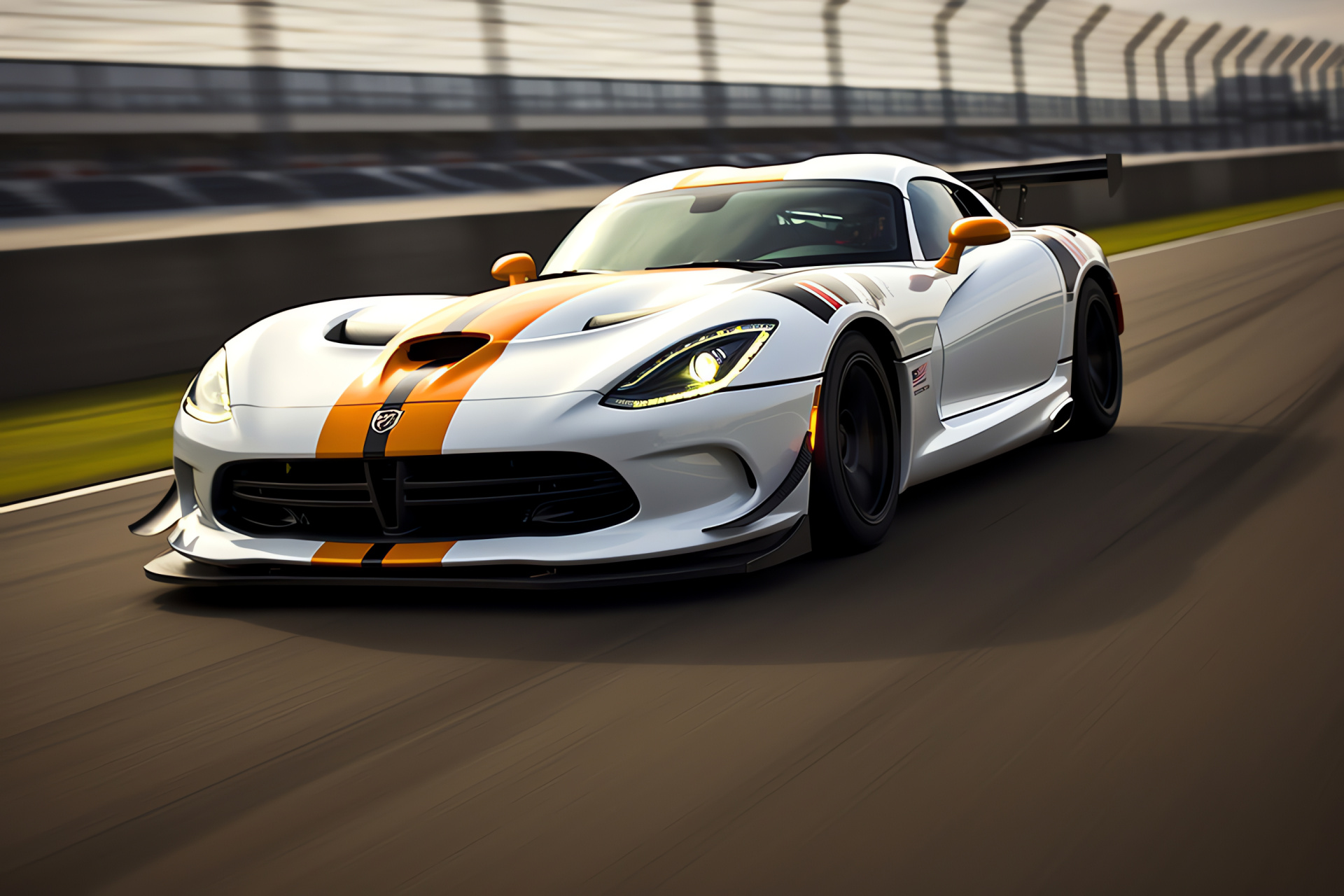 SRT Viper GTS-R, Indianapolis racing, High-speed competition, Track day special, Performance-focused design, HD Desktop Image