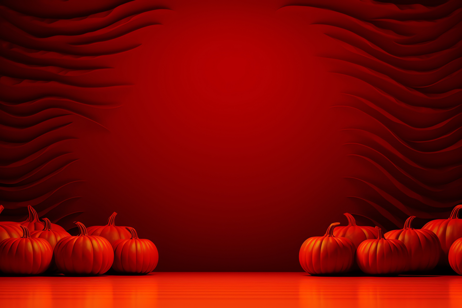 Pumpkin creativity, shadow play, spooky season, art technique, silhouette contrast, HD Desktop Wallpaper