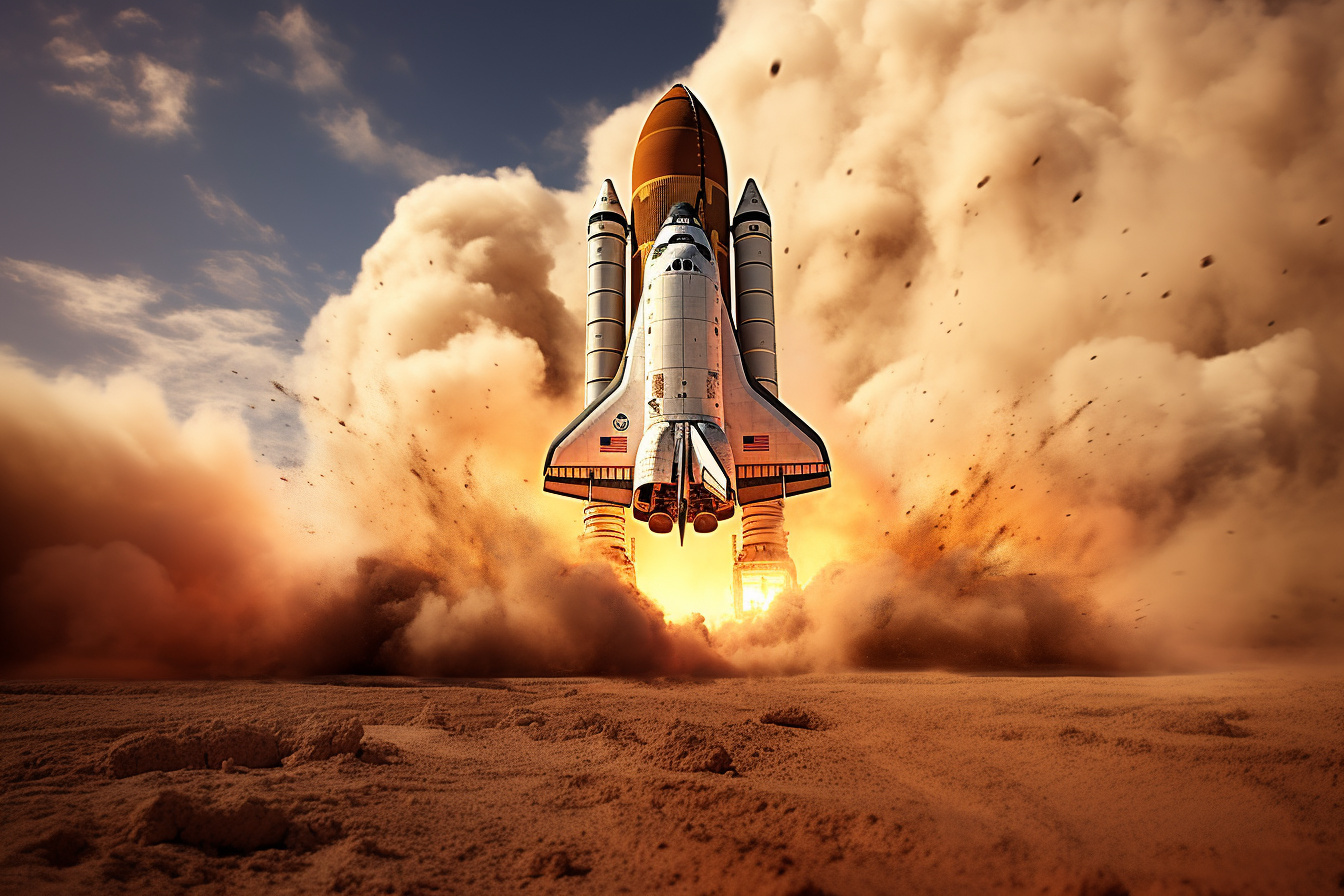 Spacecraft landing, Spaceport runway, Aerospace engineering, Shuttle descent, Atmospheric re-entry, HD Desktop Image