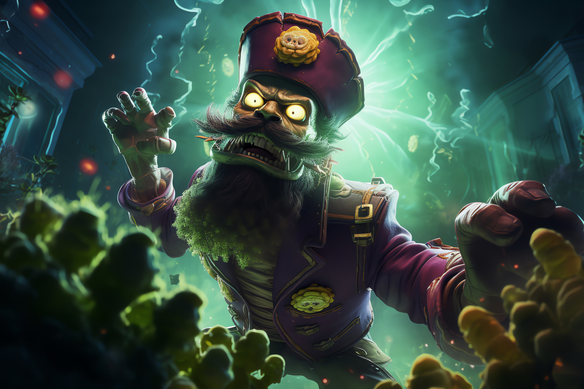 PVZ Garden Warfare pirate, Console adventure, Character design, Animated shooter, Treasure hunt, HD Desktop Wallpaper