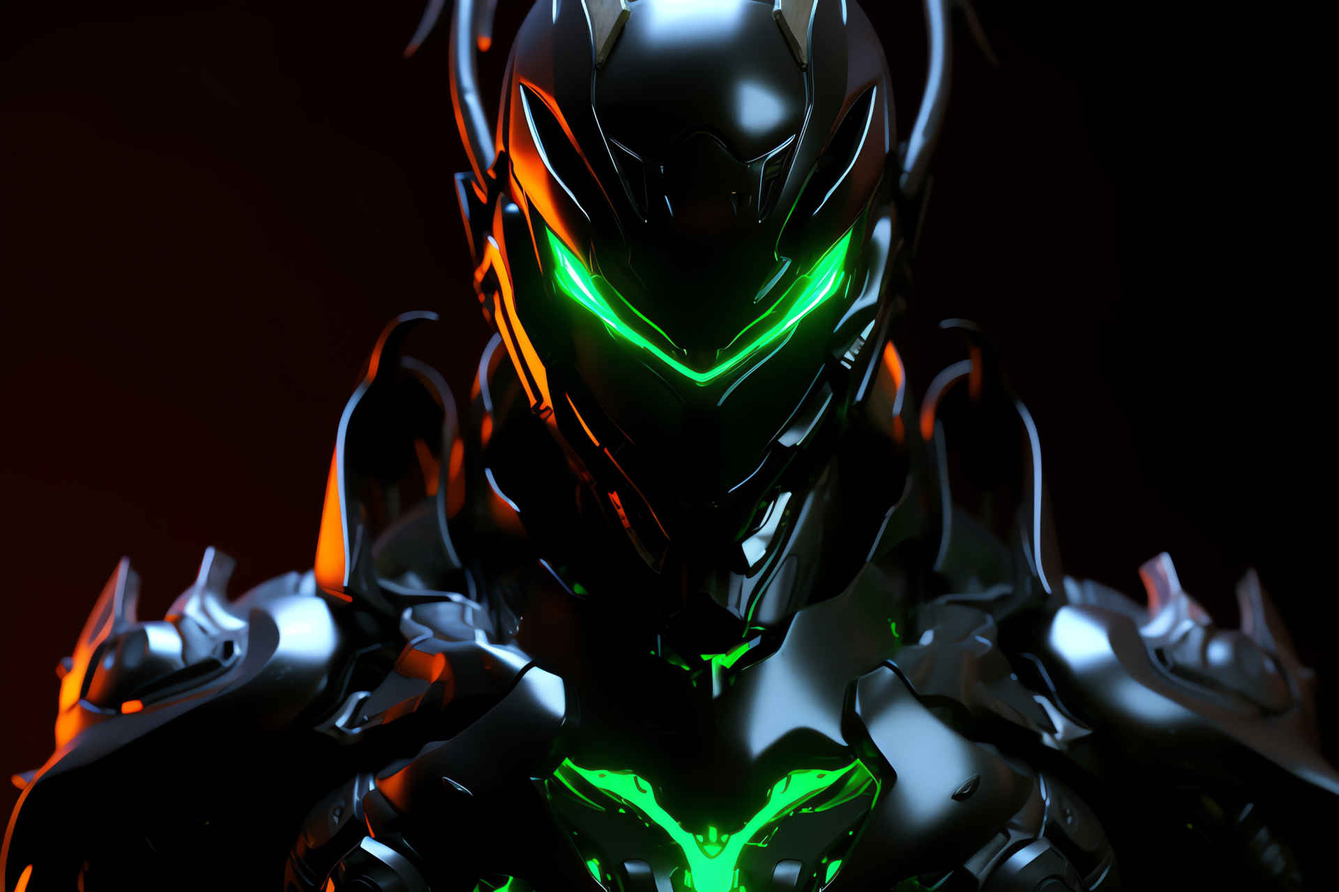 Overwatch Genji, Futuristic ninja, Samurai ethic, Shuriken expert, Blade wielder, HD Desktop Image