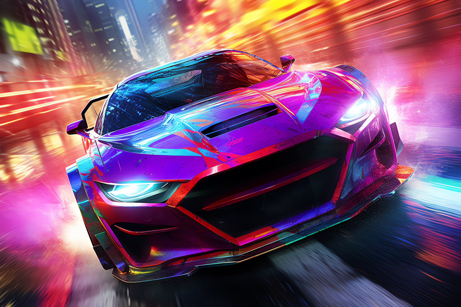 Razor Callahan focus, NFS character, Blacklist contender, Sleek racing car, Gaming narrative, HD Desktop Image