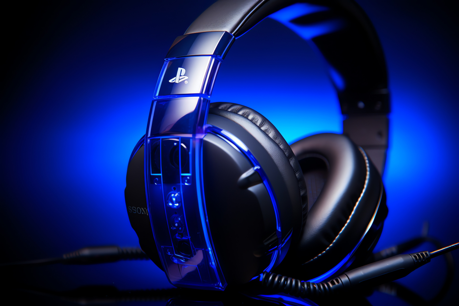 PlayStation audio accessory, Comfort wear, Gaming communication, Iconic PS4, Audio fidelity, HD Desktop Image