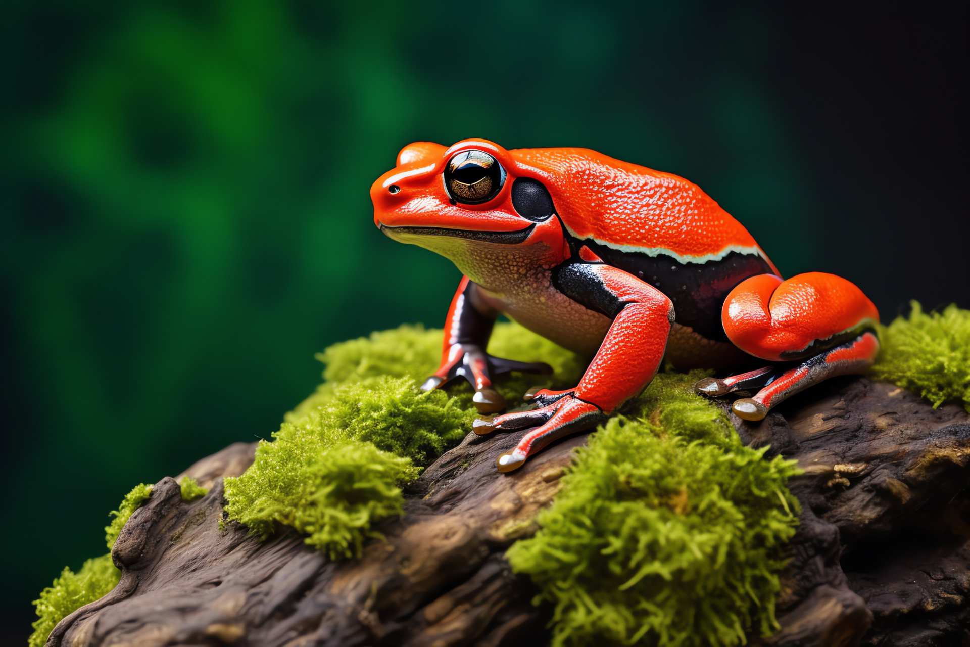 Rainforest inhabitant, Tree Frog, Natural camouflage, Vibrant wildlife, Nature, HD Desktop Wallpaper