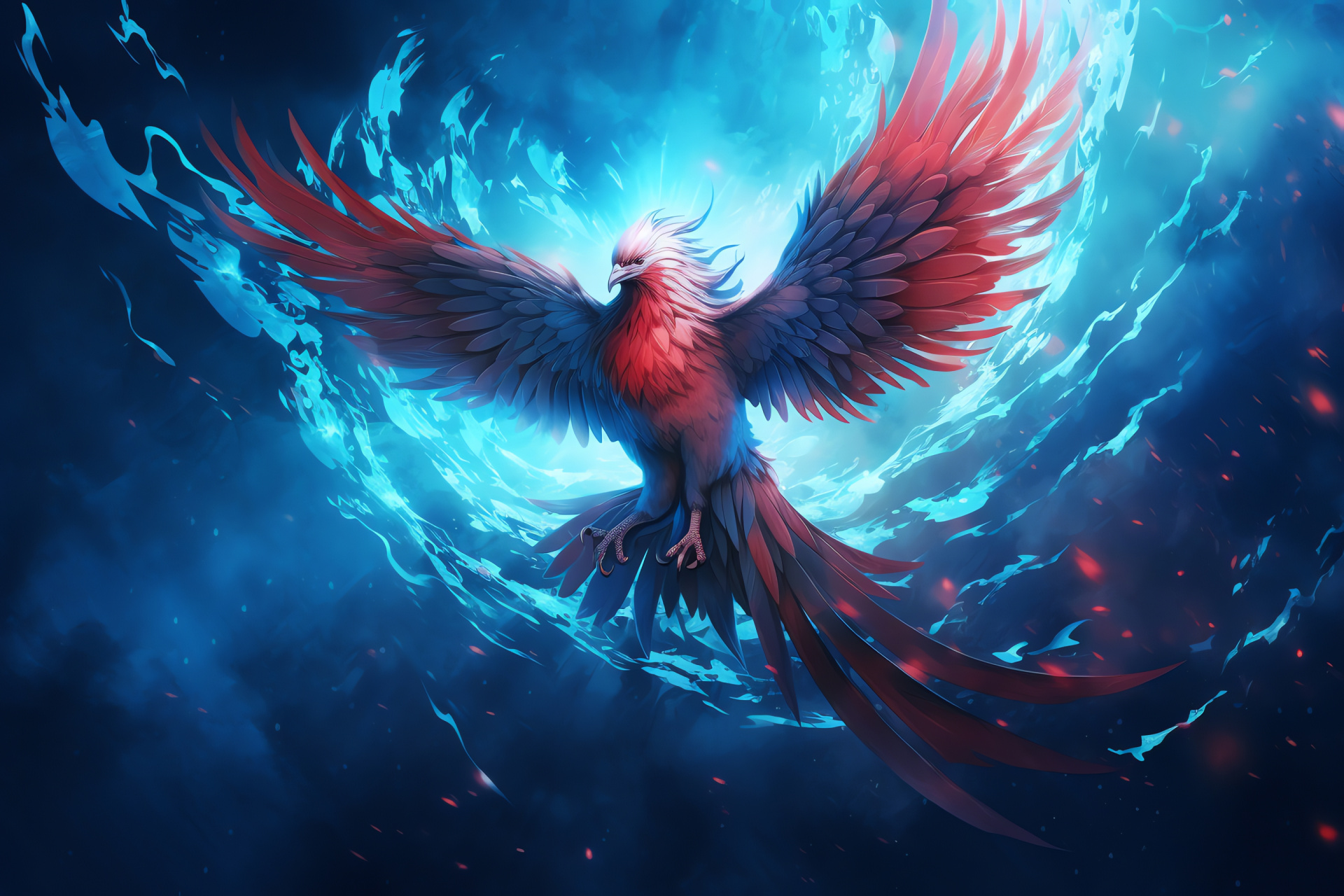 Articuno majesty, Legendary frost flyer, Freezing aura, Ice-winged Pokmon, Kanto region guardian, HD Desktop Wallpaper