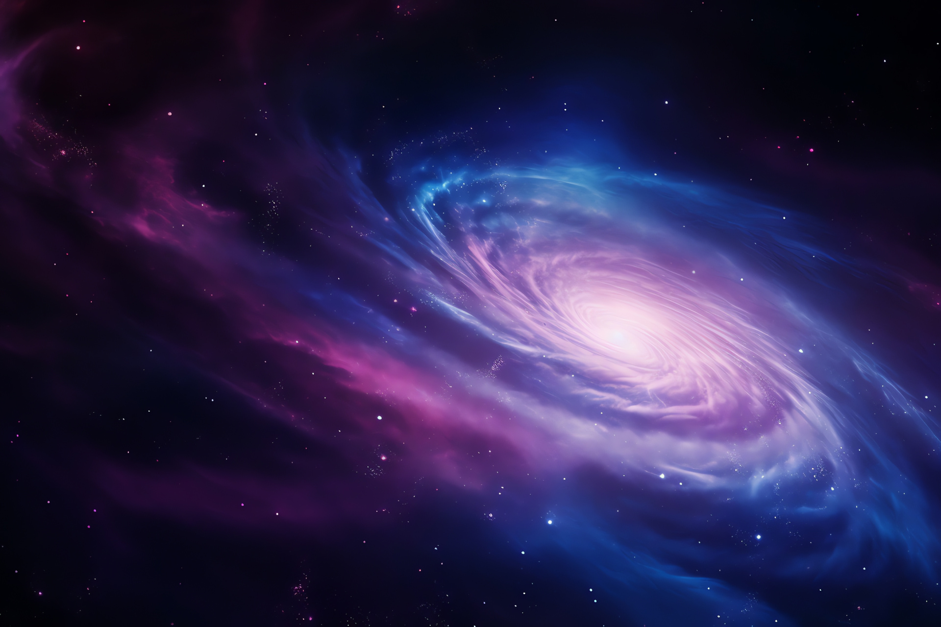 Andromeda majesty, galactic neighbor, celestial whirl, interstellar connection, stellar chromatics, HD Desktop Wallpaper