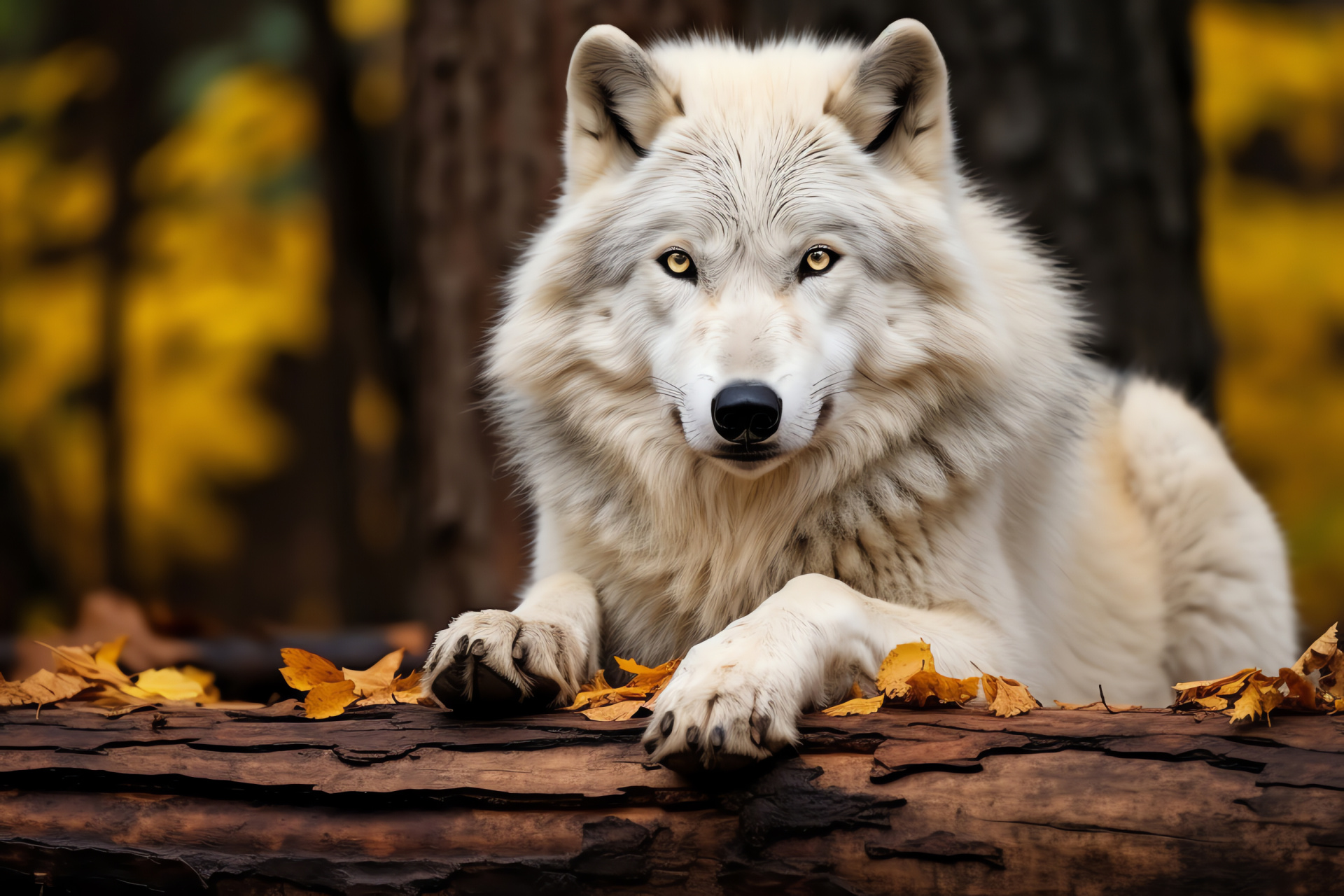 Timber Wolf wilderness, Gray wolf variety, Alpha predator, Wild canid, North American wildlife, HD Desktop Wallpaper