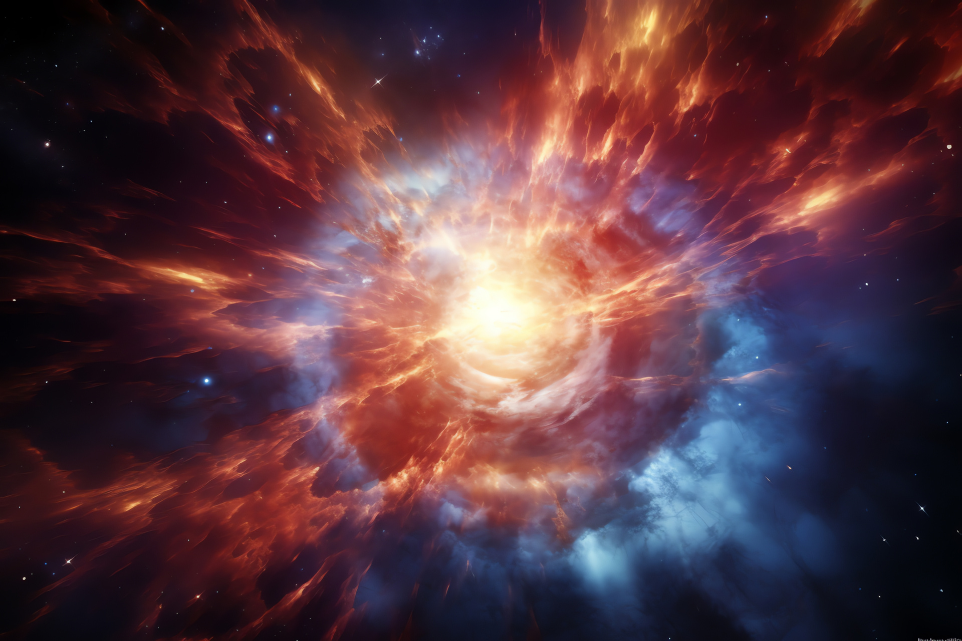 Interstellar supernova, Celestial power, Star detonation, Universe demise, Astro spectacle, HD Desktop Image