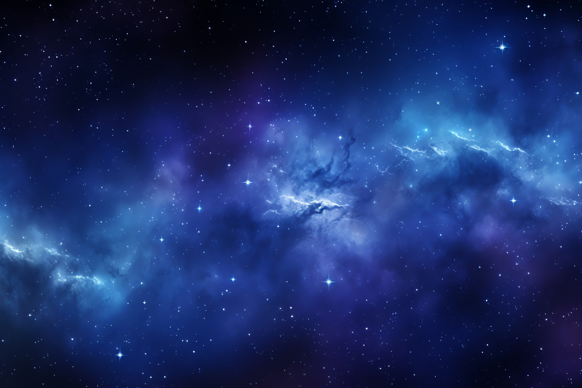 Stellar panorama, celestial bodies, star formations, cosmos hues, interstellar scenery, HD Desktop Wallpaper