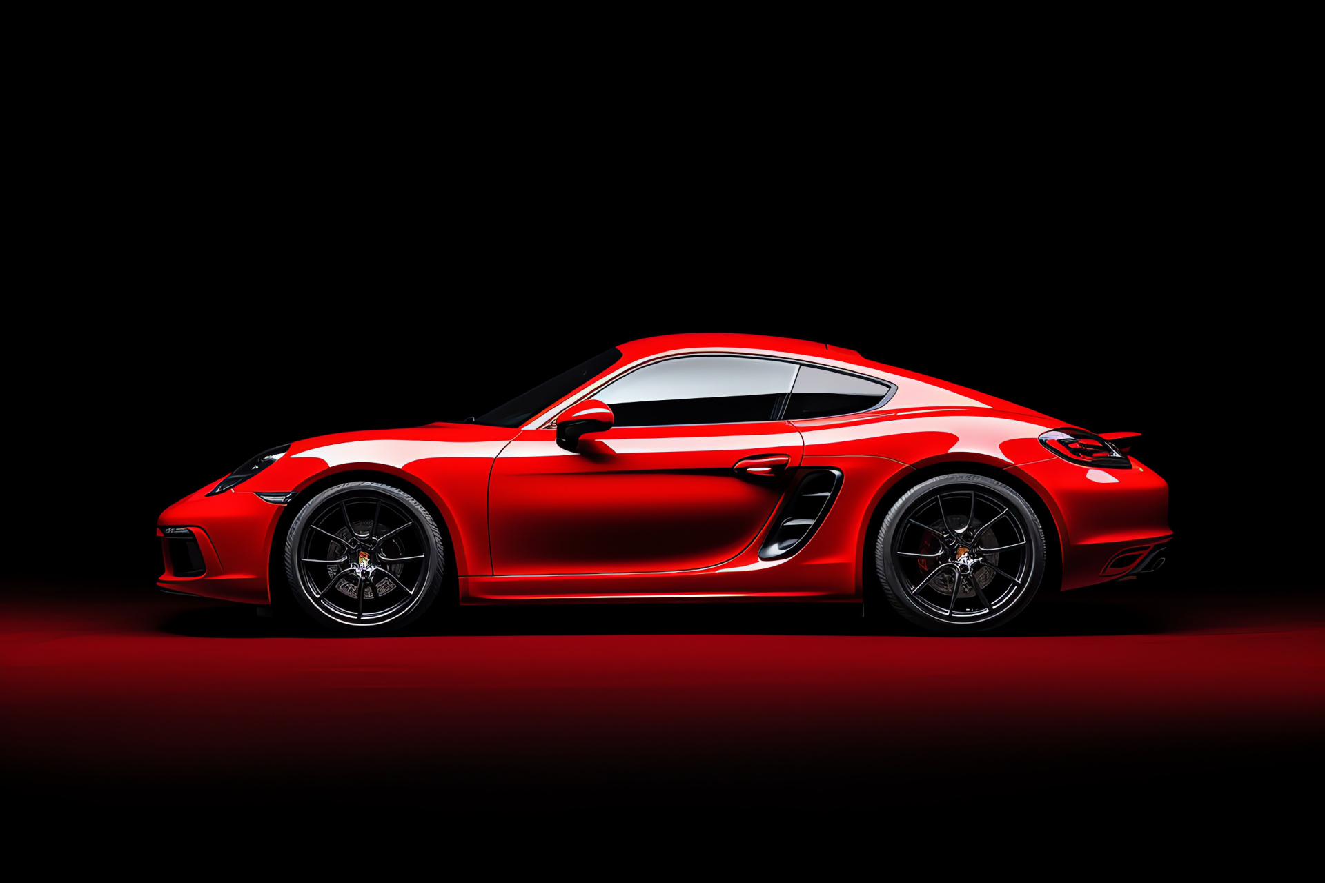 Red Cayman R model, High-performance roadster, Sports car character, Automotive passion, Precision driving, HD Desktop Image