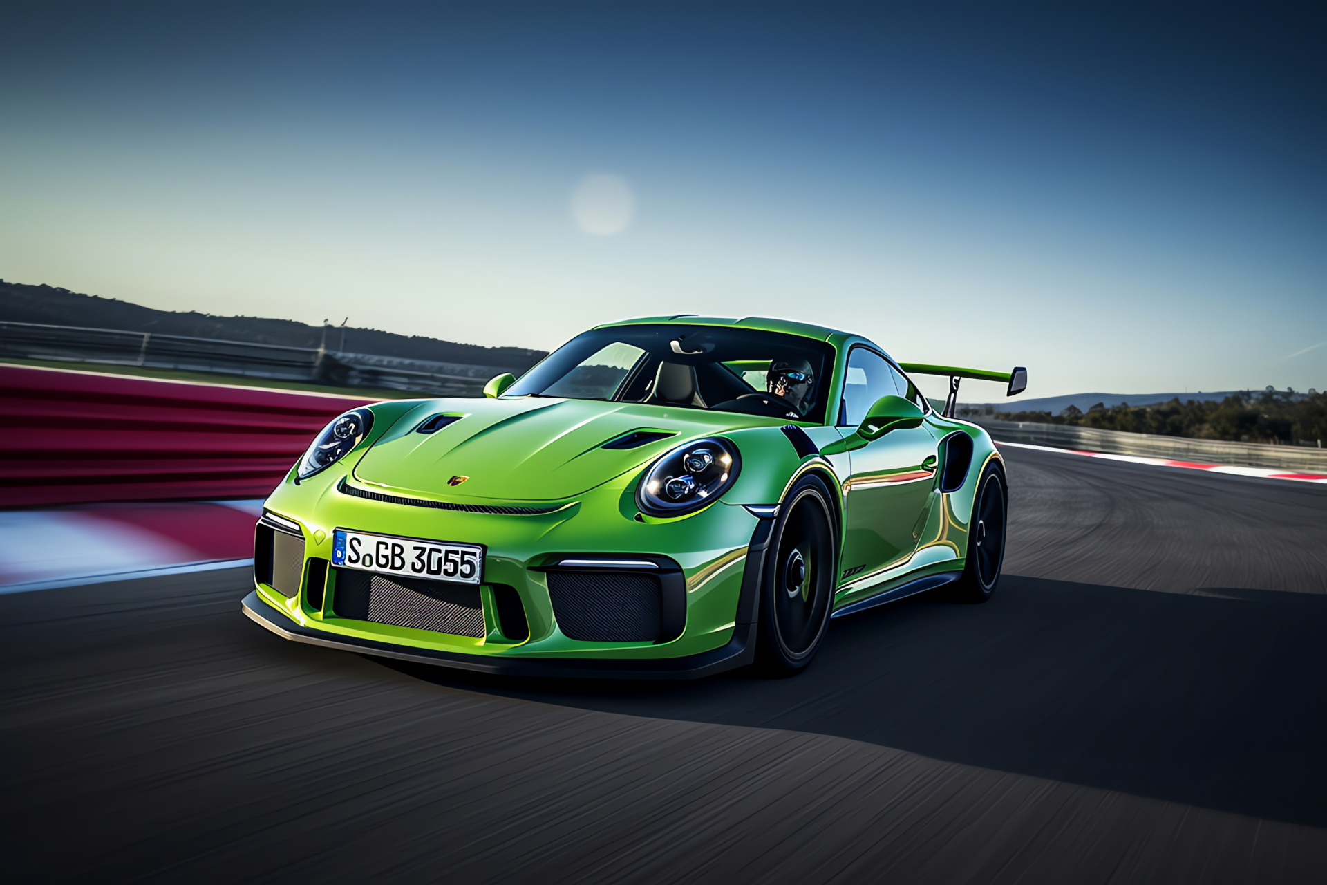 Porsche 911 GT3 RS, Nardo Ring proving ground, Test track performance, Sports car aerodynamics, Automotive excellence, HD Desktop Image